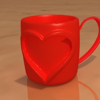 Small Heart Cup 3D Printing 15724