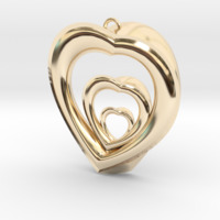 Small Infinite Love Pendant 3D Printing 15727