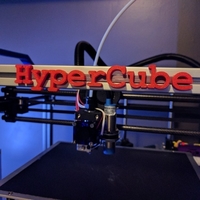 Small Hypercube Label Plate for 8020.net extrusions 3D Printing 157272