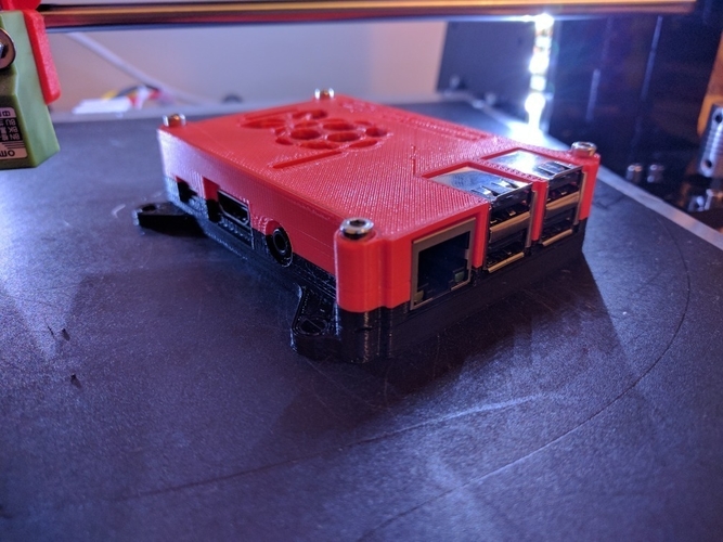 Raspberry Pi Case-Top v2 3D Print 157277