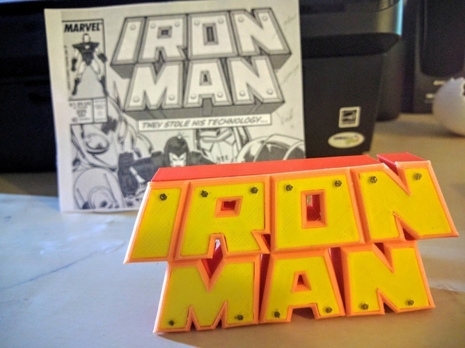 Iron Man Comics Logo