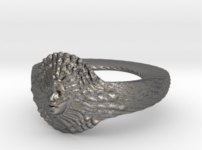 Medusa Ring 3D Print 15734