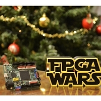 Small FPGA WARS Alternative logo STAR WARS 3D Printing 157346
