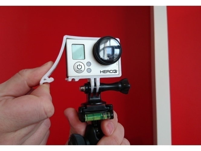 Quick Release GoPro Hero Frame 3D Print 157360