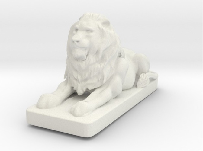 Lion Sculpture 3D Print 15738
