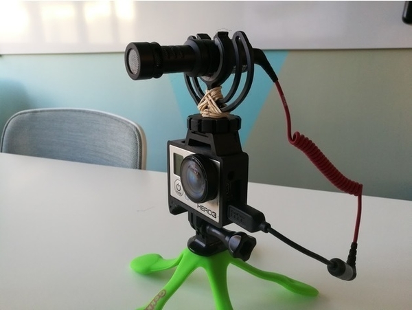 GoPro Hero Frame w Hot Shoe Mount