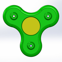 Small 3D Printed Fidget Hand Spinner 3D Printing 157452