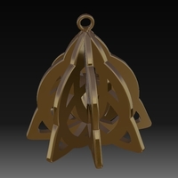 Small Celtic Earrings_V1 3D Printing 157476