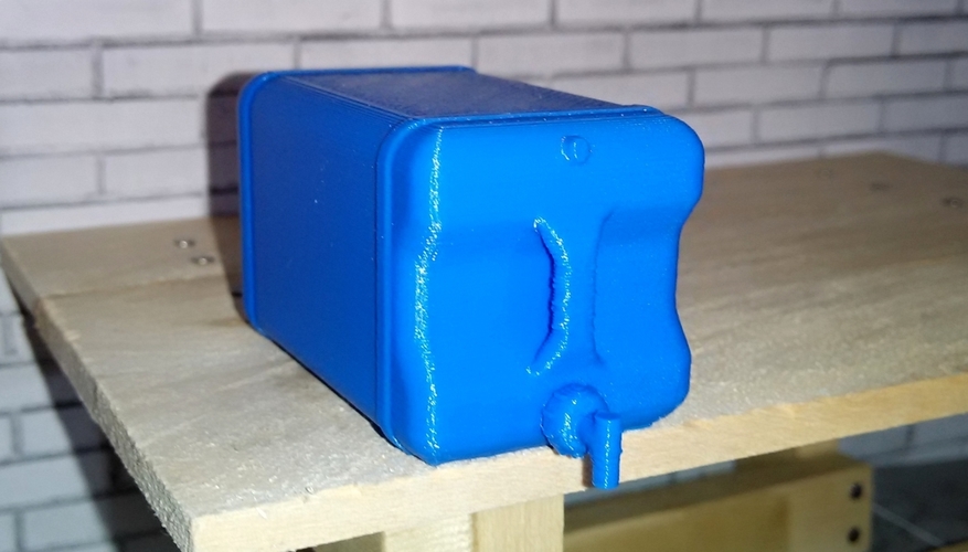 Scale 1/10 water barrel canister 3D Print 157488