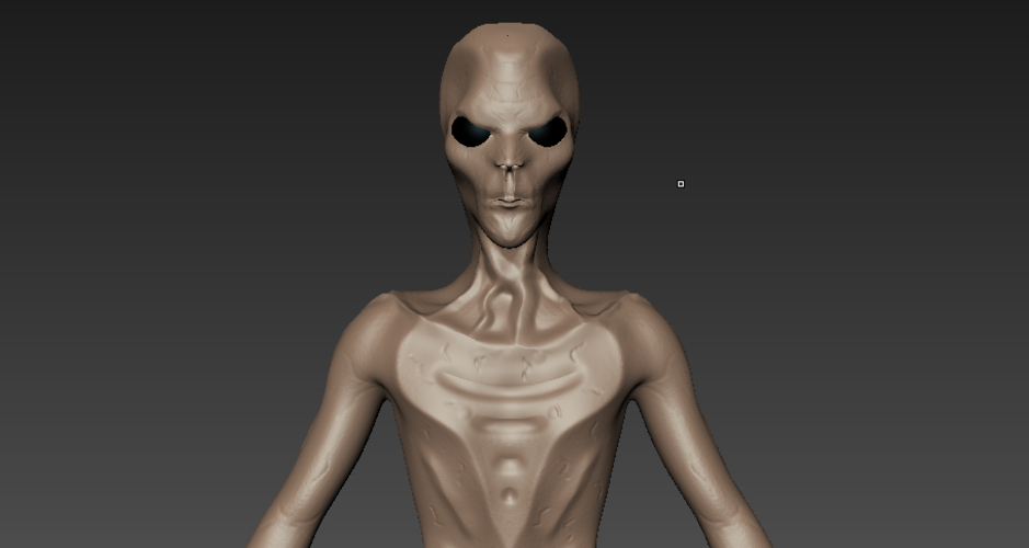 Alien Figurine Sculpt 3D Print 157497