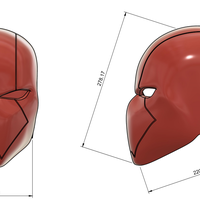 Red Hood Helmet - Thumbnail 1