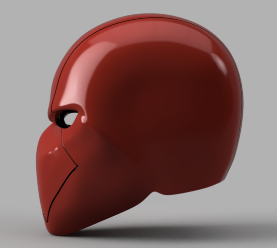 Red Hood Helmet 3D Print 157516