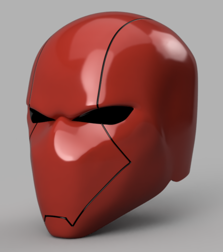 Red Hood Helmet 3D Print 157517