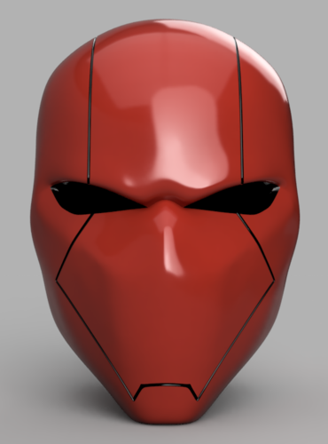 Red Hood Helmet 3D Print 157518