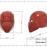 Red Hood Helmet Version 2 - Thumbnail 1