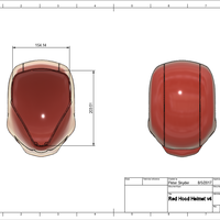 Red Hood Helmet Version 2 - Thumbnail 2