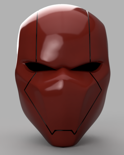 Red Hood Helmet Version 2 3D Print 157525