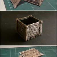 Wooden box - Thumbnail 1
