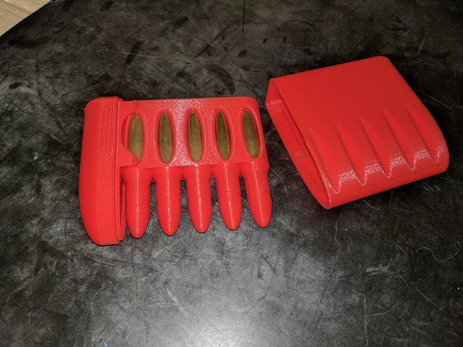 7mm-08 - 5-Round Pocket Case 3D Print 157593