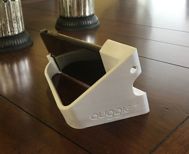 Auggie's Flippable iPhone 7 PLUS, 6+ or 6S+ cradle & amplifier 3D Print 157632