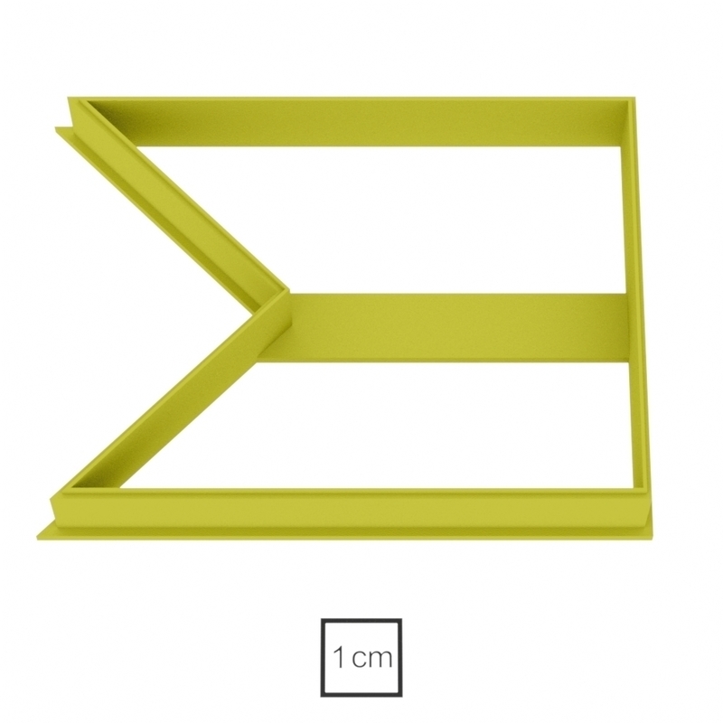 Small flag cookie cutter for professional 