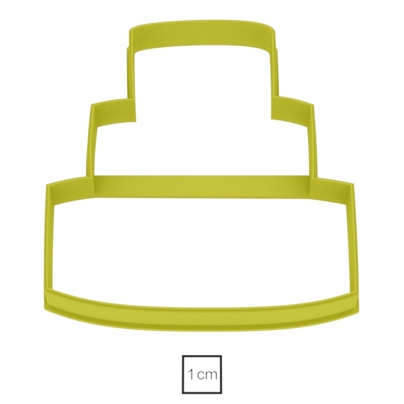 Tall wedding cake professional cookie cutter