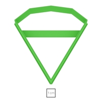 Diamond cookie cutter for professional - Thumbnail 4