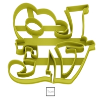 Stamp Love 2 cookie cutter for professional  - Thumbnail 5
