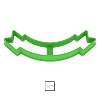 Greeting ribbon Professional cookie cutter - Thumbnail 1
