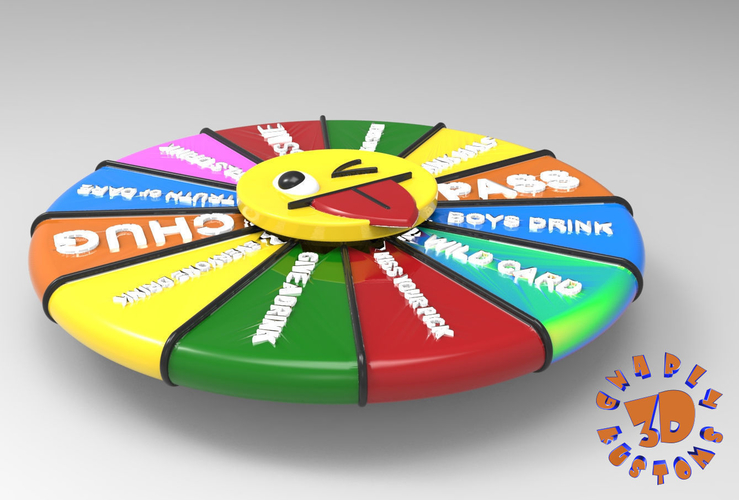 Fidget Spinner & Drinking Wheel Spinner Game