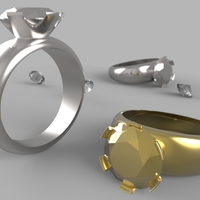 Diamond ring - Thumbnail 1