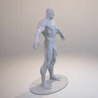 Naked Bodybuilder 2  Statue with penis - Thumbnail 2