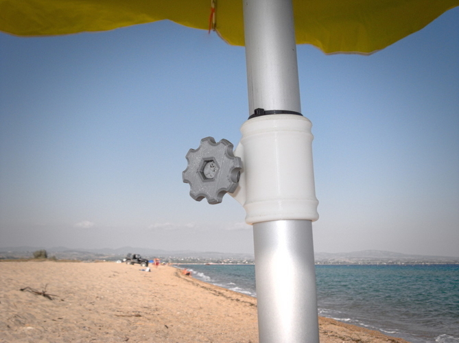 Beach Umbrella Clamp 3D Print 157869