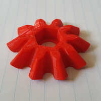 Beveled gears / 10 tooth - 58mm Diam with 14mm nut recess - Thumbnail 3