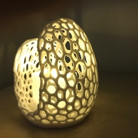 Easy Print Voronoi Tealight Candle Holder - Thumbnail 4