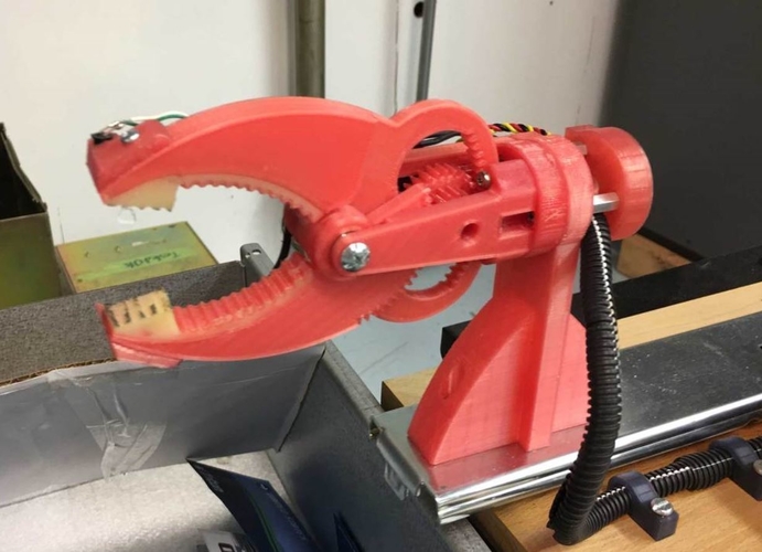 Gripper with Larger Flat Ends 3D Print 157972