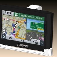 Small Garmin Nuvi 55 Dash Mount 3D Printing 158045