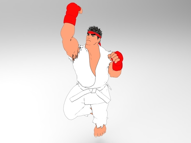 RYU - Shoryuken  3D Print 158067