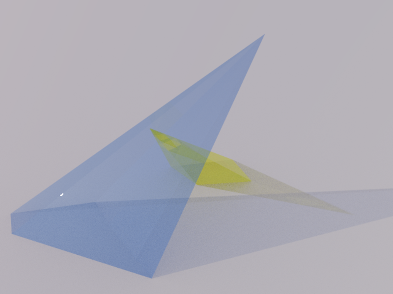 Intersection of 2 Pyramids