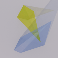 Intersection of 2 Pyramids - Thumbnail 2