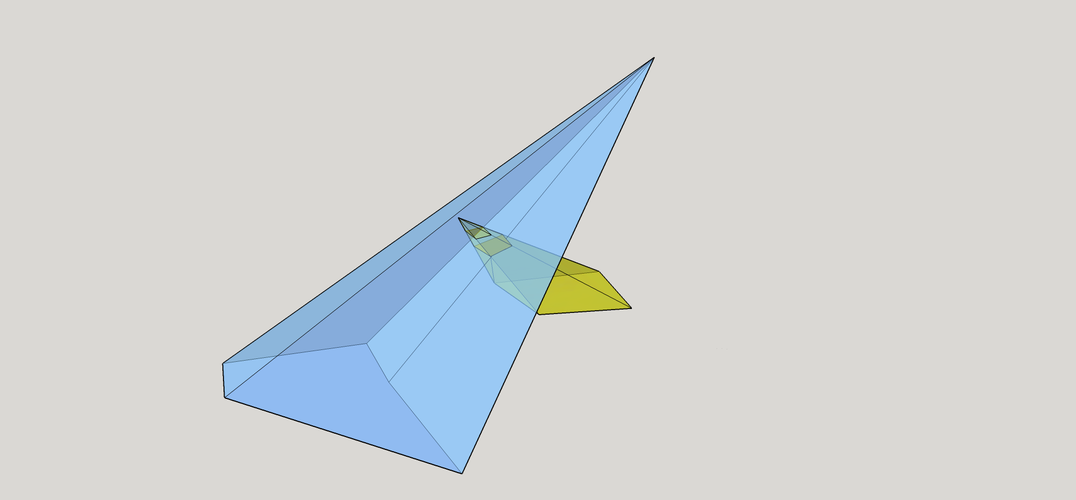 Intersection of 2 Pyramids 3D Print 158081