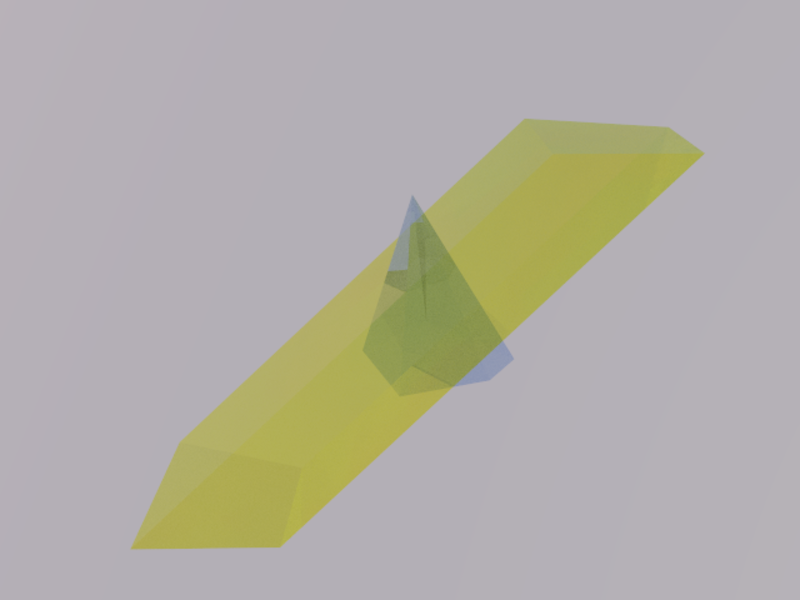 Intersection of a Pyramid and a Parallelepiped