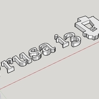 Prusa i3 Logo lettering - Thumbnail 1