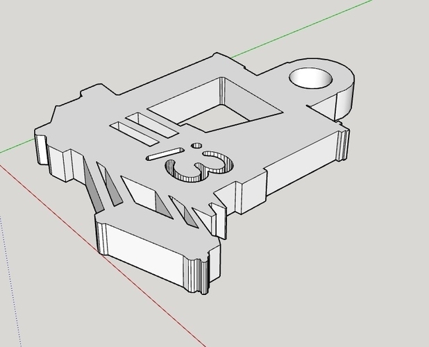 Prusa i3 key ring 3D Print 158157