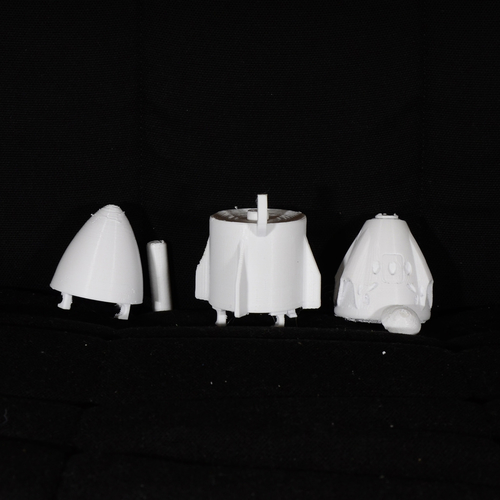 SpaceX Falcon Heavy Expansion Kit for Falcon 9 Model 3D Print 158179