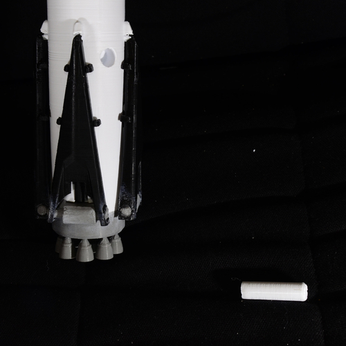 SpaceX Falcon Heavy Expansion Kit for Falcon 9 Model 3D Print 158180