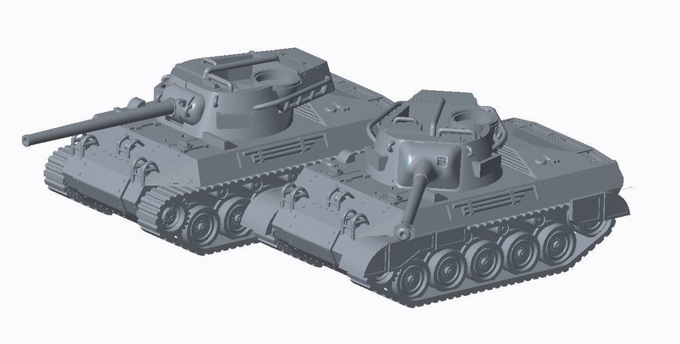 Allied Tank Destroyer Pack  3D Print 158189