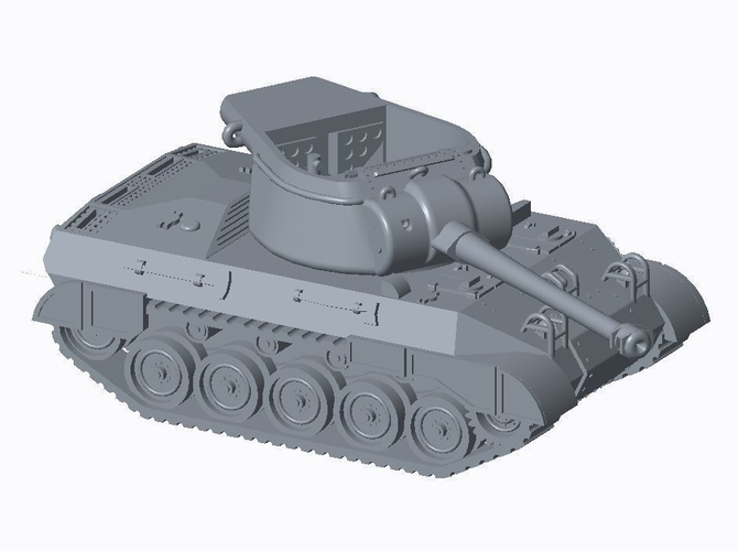 Allied Tank Destroyer Pack  3D Print 158190