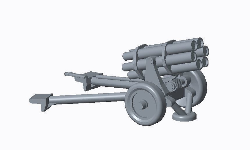 German Artillery Pack  3D Print 158254