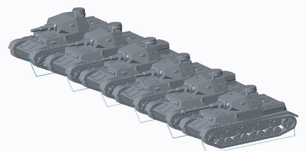 Panzer IV pack  3D Print 158259